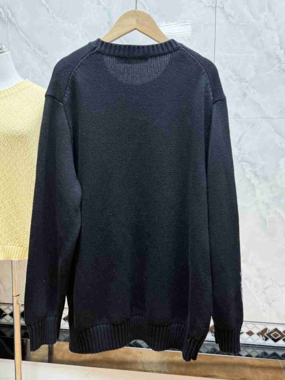 Polo Ralph Lauren Golf Bear Black Crewneck Sweater - Picture 7 of 7
